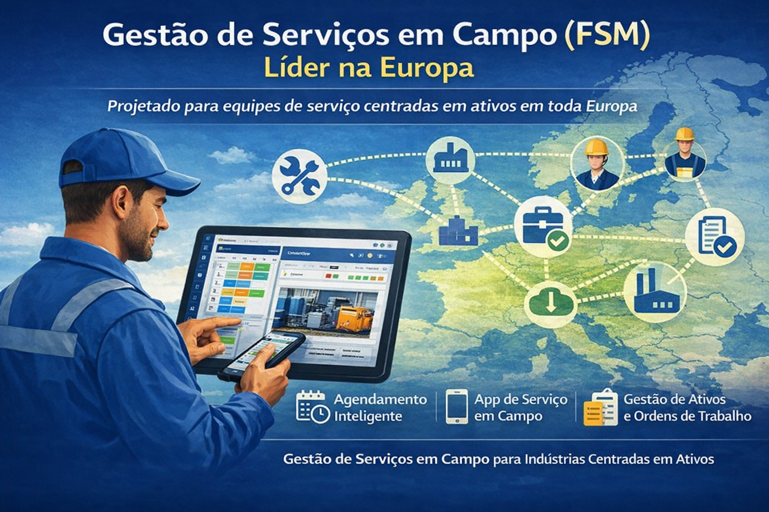 Tecnologia de gestão de serviços em campo